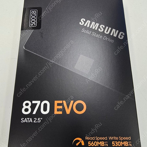 미개봉 정품 삼성 870 EVO 500GB SSD