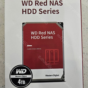 (미개봉) WD RED PLUS 4tb 판매합니다 교환품 (WD40EFPX)