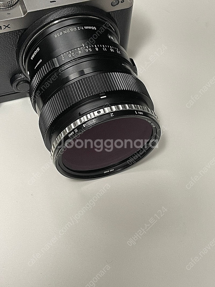 시그마 50mm f2 L마운트 + nisi 가변 nd필...--0
