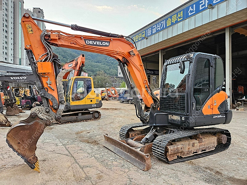 두산 DX55MT 5K 2020년식 회전라인 집게 트랙...--0