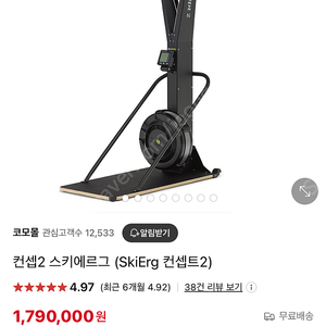 컨셉2 스키 에르그 팝니다