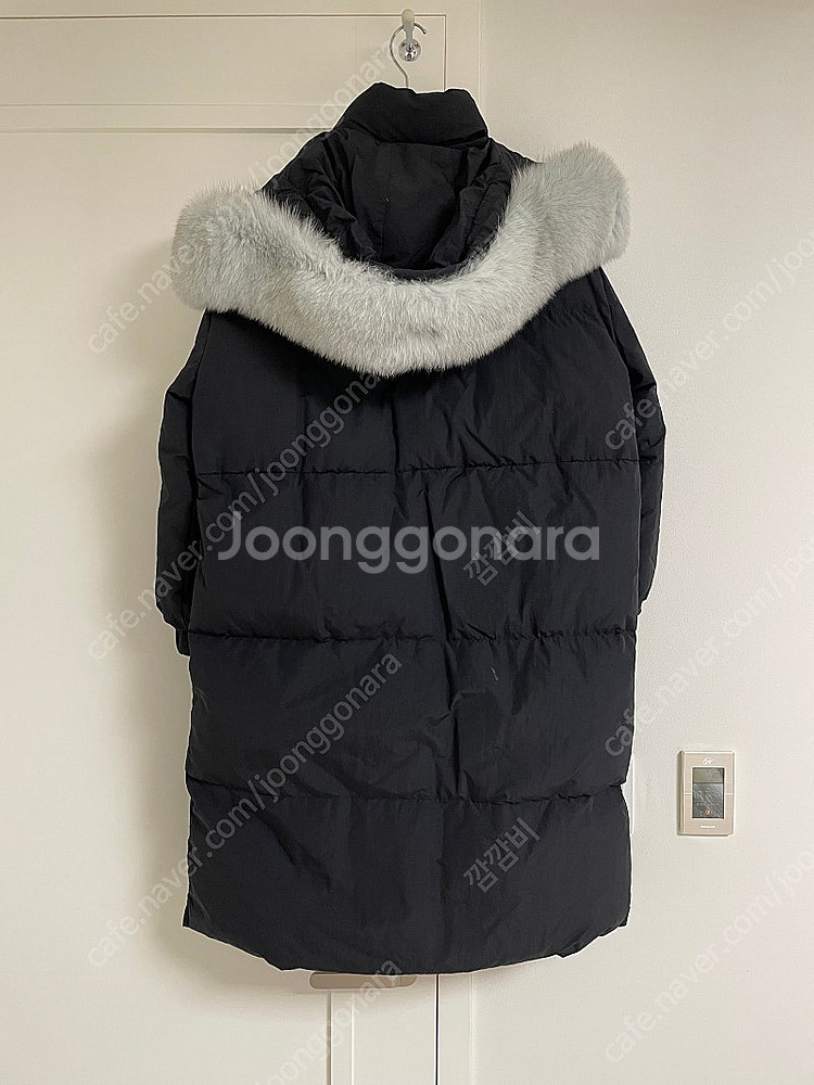 럭키슈에뜨 폭스퍼 롱 구스 패딩--2