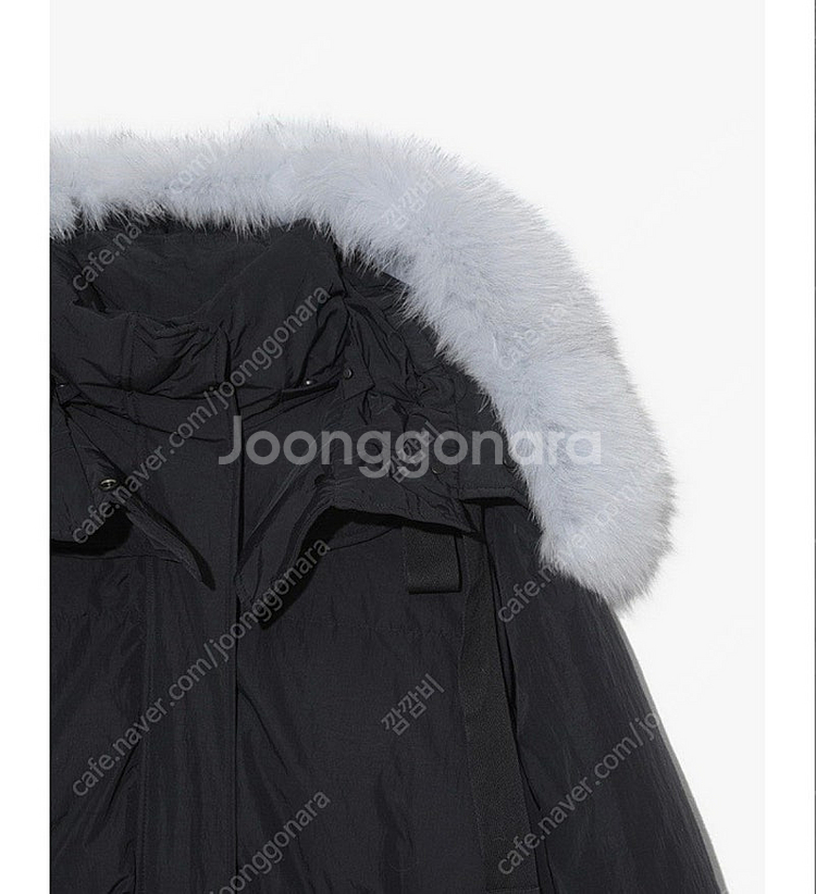 럭키슈에뜨 폭스퍼 롱 구스 패딩--9