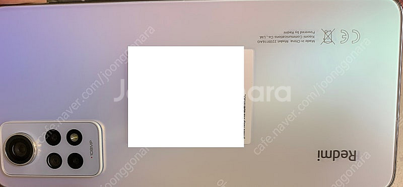 샤오미 레드미 노트 12 프로 128GB 화이트--3
