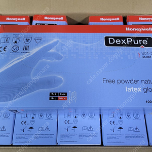 Honeywell Dexpure 라텍스장갑 일회용장갑 (하얀색)