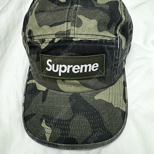 슈프림 카모 캡 모자 Supreme Military Camp Cap Olive Camo - 23SS