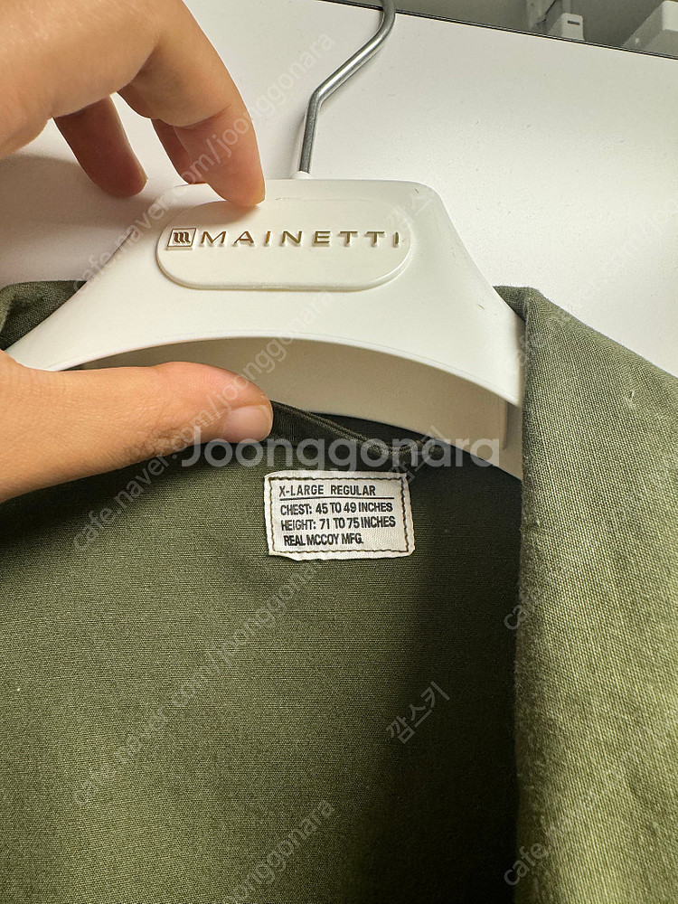 리얼맥코이 컴뱃 트로피칼 자켓 (정글 퍼티그 자켓) XL--2