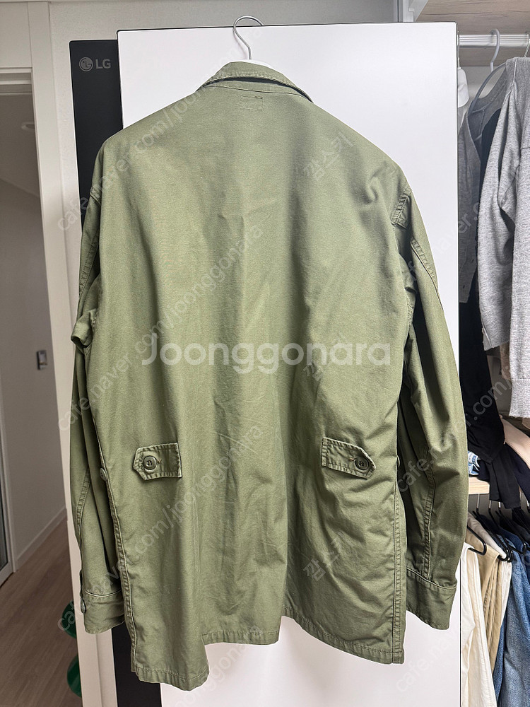 리얼맥코이 컴뱃 트로피칼 자켓 (정글 퍼티그 자켓) XL--5