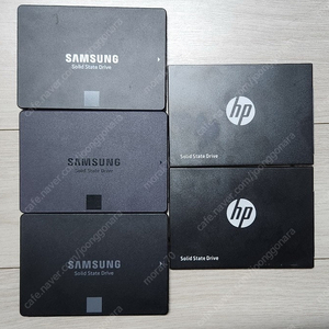 SSD 120G (삼성, HP ) 5개 일괄 판매