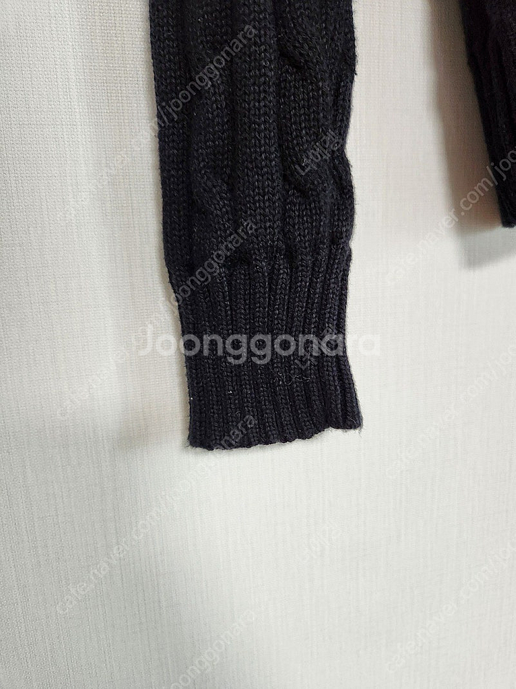 XS 사이즈 폴로 케이블 니트 / 타임 마쥬 시스템 산드로 더캐시미어 랑방 구호 코스 럭키슈에뜨--2