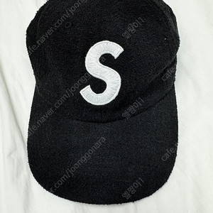 슈프림 테리 캡 모자 Supreme Terry S Logo 6-Panel Black - 21SS