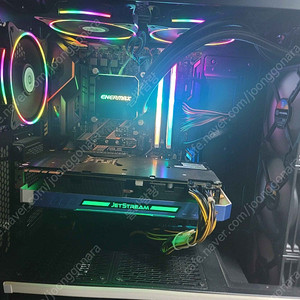 급처) 게이밍컴퓨터 팝니다 (i7 8700k[48배수] + GTX1080[슈퍼젯] + 4000hz 램)