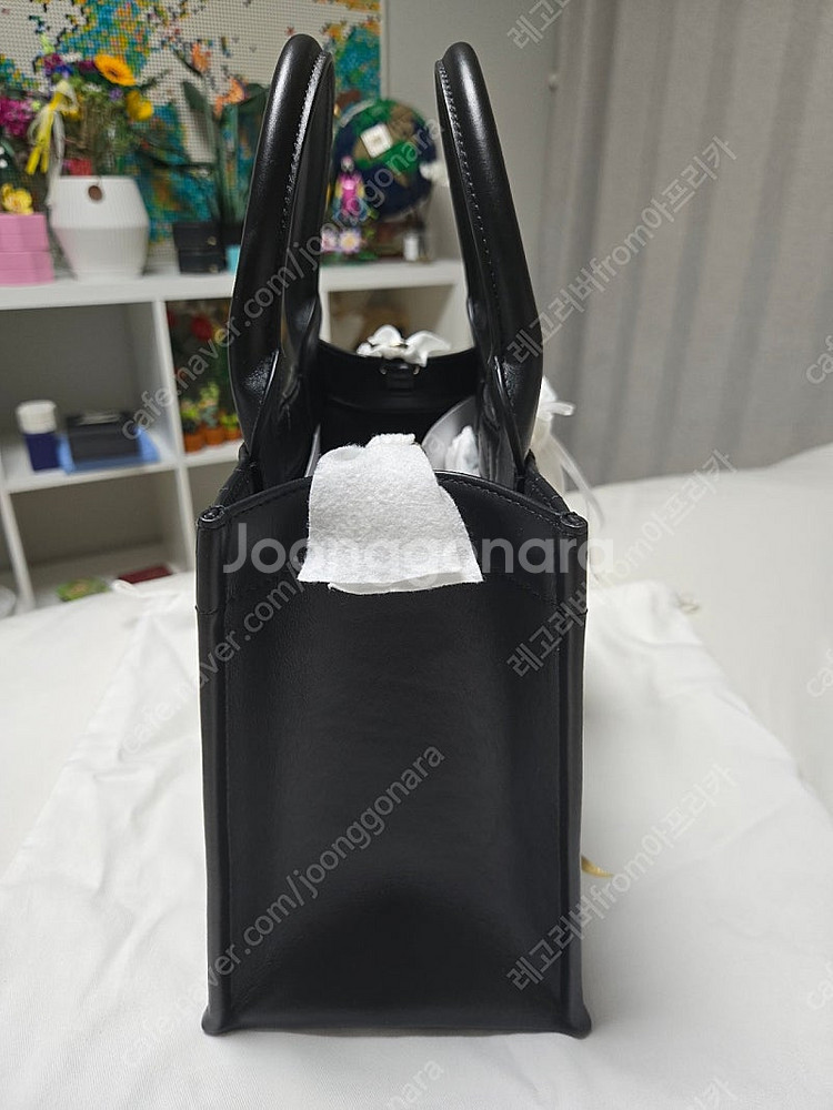 DIOR 디올 북토트 레더 스몰 블랙 풀박스 상태 최상--3