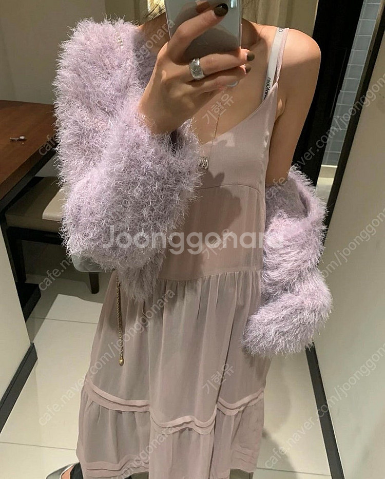 포스터 레브퍼가디건 마이빈 알파카가디건--0