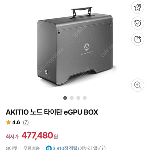 Akitio 노드 타이탄 eGPU BOX(그래픽카드 미포함)