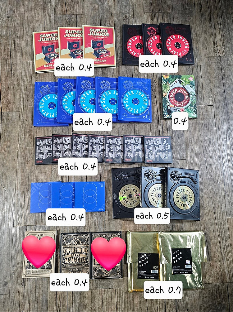 슈퍼주니어 앨범 굿즈 포카 양도 판매합니다--1