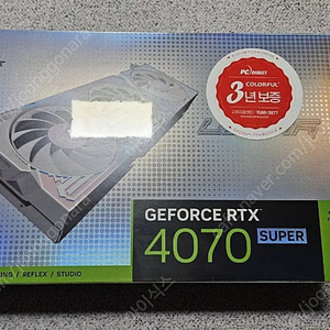 컬러풀 iGame 지포스 RTX 4070 SUPER ULTRA OC D6X 12GB White 피씨디렉트 미개봉 판매합니다.