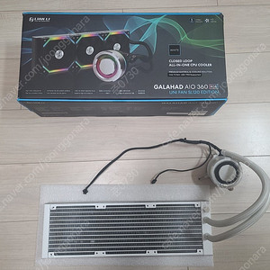 리안리 GALAHAD AIO 360 + UNI FAN SL-INF 120 RGB (3PACK-화이트)