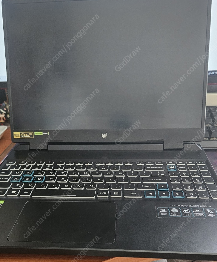 ACER 프레데터 헬리오스 네오 16(SSD 2TB+1TB추가 장착)팝니다.