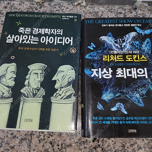 바람과함께 살아지다 1~3권 1만 5천원, 죽은 경제학자의 살아있는 아이디어 7천원 리처드 도킨스 지상 최대의 쇼 7천원 택배시 착불