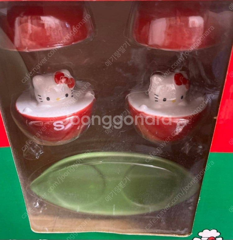 고전키티미미사과모양소금후추솔트페퍼통애플키티프레임 키티액...--1