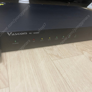 VASCOM PE 1208G 바스컴 우선순위제어기, 비상 방송 신호 절체기 방송통신장비 판매합니다.