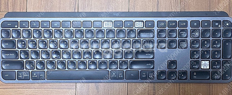 로지텍 MX keys 키캡+힌지 판매합니다.--0