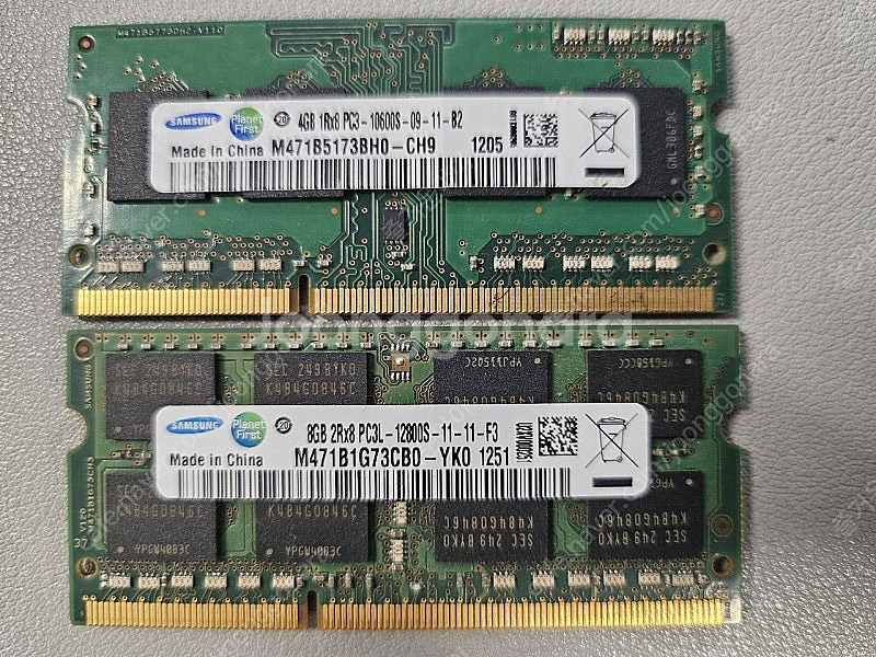 노트북용 램 삼성 pc3l-12800s 8g, pc3-...--0