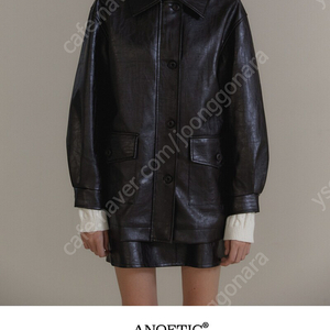 아노에틱 anc classic leather jacket 가죽 자켓