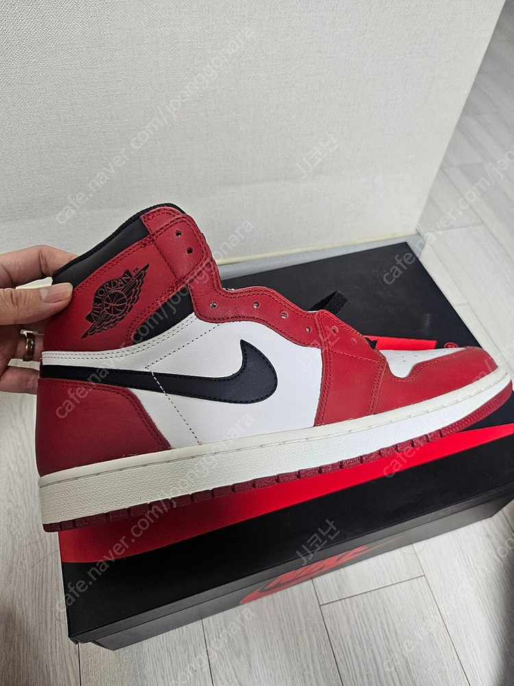 (285)나이키 조던1 레트로 하이 OG 시카고 2015 해외판 새제품--3