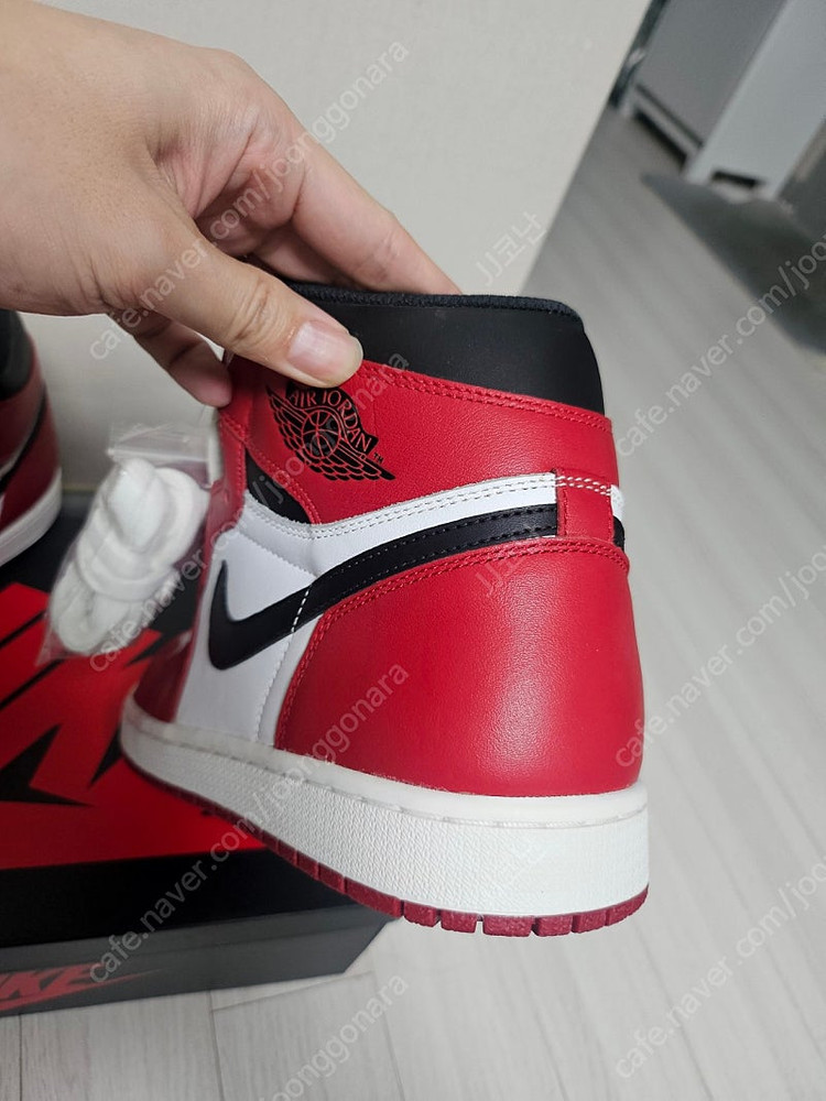 (285)나이키 조던1 레트로 하이 OG 시카고 2015 해외판 새제품--6