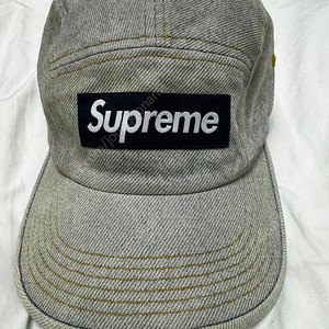 슈프림 데님 캡 모자 Supreme Denim Camp Cap Dirty Indigo - 23SS