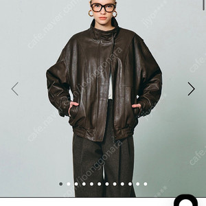 씨에씨 지윤미 램스킨 가죽점퍼 SEVILLA LAMBSKIN PADDED JUMPER