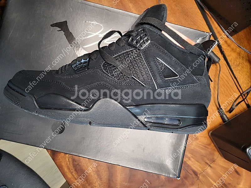 조던 4 블랙캣 극미중고--1