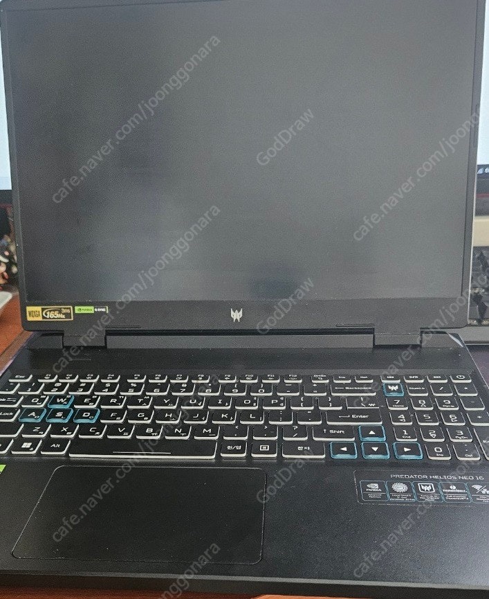 ACER 프레데터 헬리오스 네오 16(SSD 2TB+1TB추가 장착) 게이밍 노트북 팝니다.