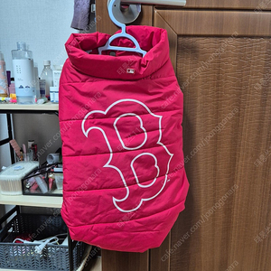 MLB PET 메가로고 다운점퍼 B (RED) XL