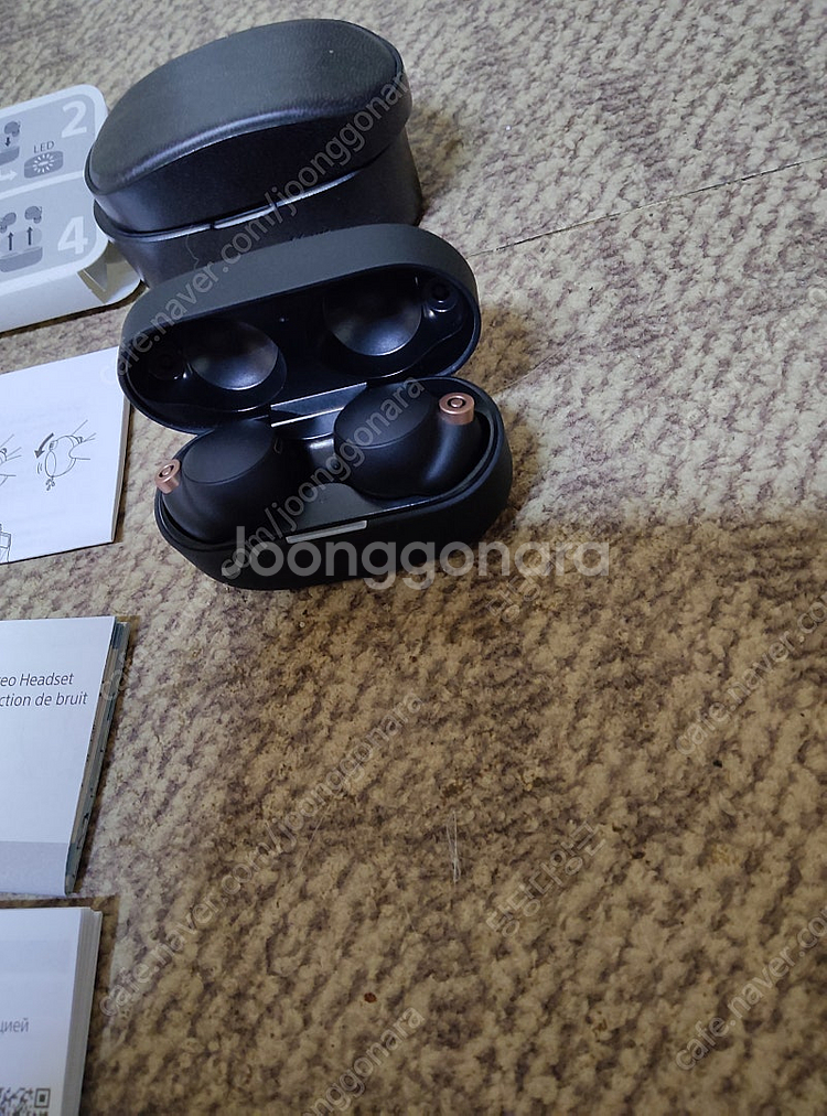 소니 wf-1000xm4 A급 풀박스+가죽케이스--1