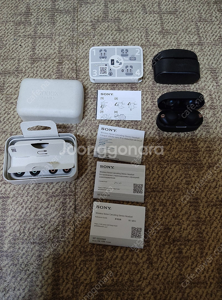 소니 wf-1000xm4 A급 풀박스+가죽케이스--2