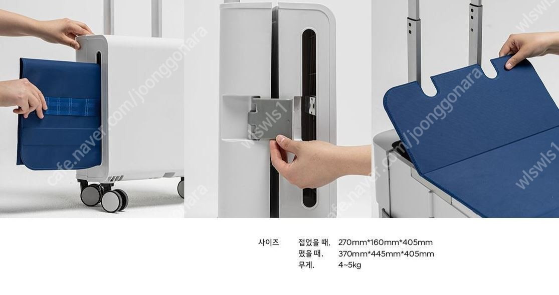 [미개봉/새상품] 로우로우 콜라보 제품 / 나혼자산다 성훈 캠핑 카트 폴딩카트 / 현대자동차 트립카트 이미지