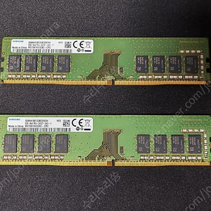 삼성 데스크탑용 DDR4 3200 32×2 64G 램 판매