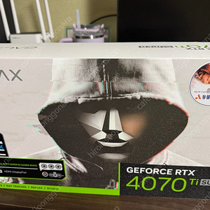 갤럭시 GALAX 지포스 RTX 4070 Ti SUPER EX GAMER WHITE OC D6X 16GB 팝니다.