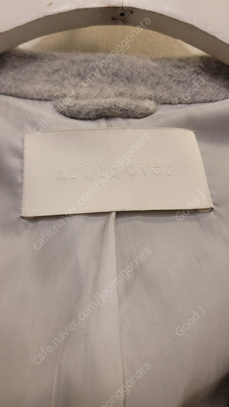 art is over 알파카 울 핸드메이드 롱코트--3