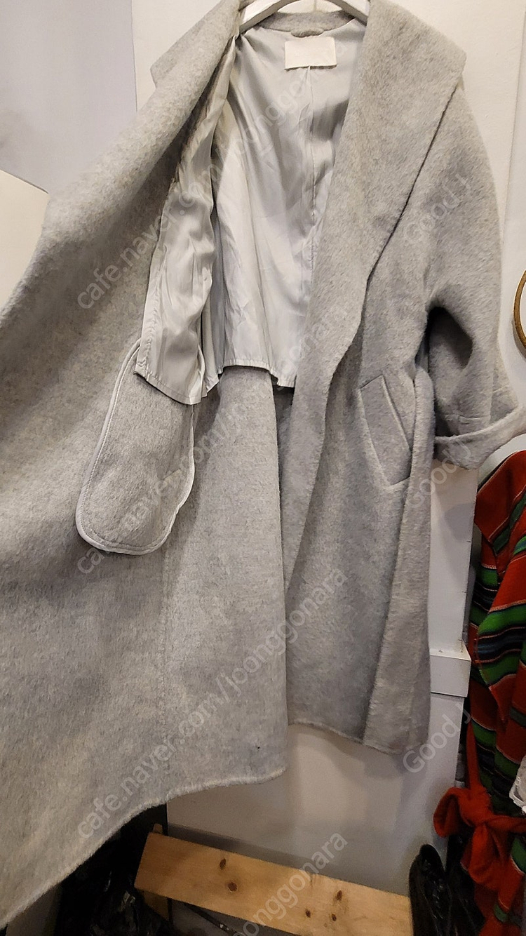 art is over 알파카 울 핸드메이드 롱코트--5