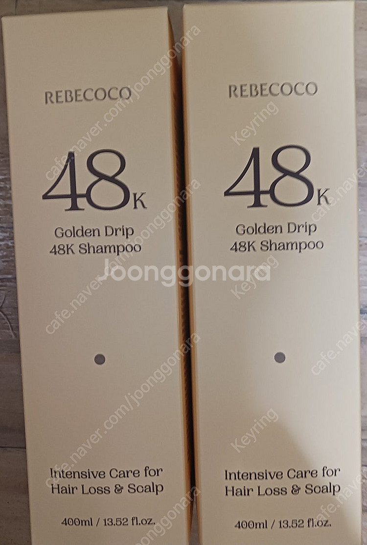레베코코 골든드립48k 탈모샴푸 400ml 새제품 2개...--0