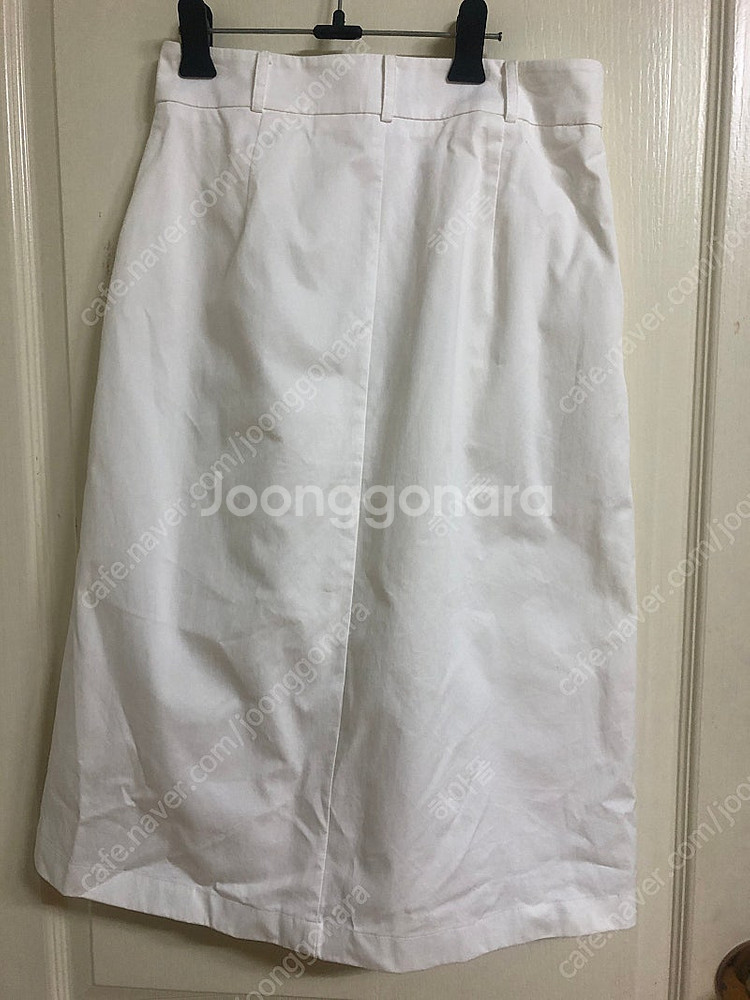 pvcs 폴 미디스커트 화이트 m--4