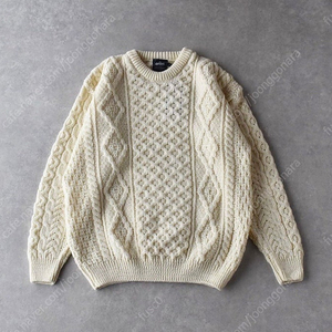 (새상품)Aran Woolen Mills 아란 니트 스웨터 M(100)