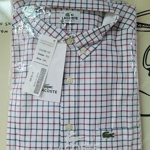 lacoste check shirts 깅엄