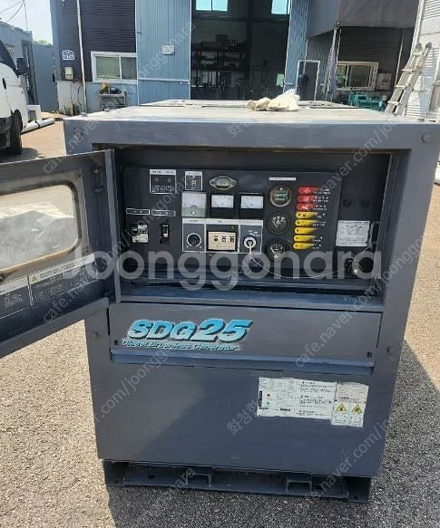 에어맨 SDG 25 디젤 발전기 초저소음용 발전기--4