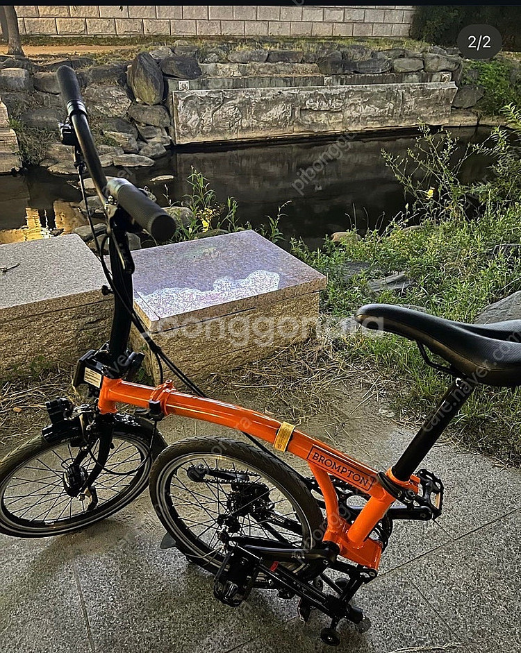 브롬톤 s3r 블랙에디션 허브다이나모--1
