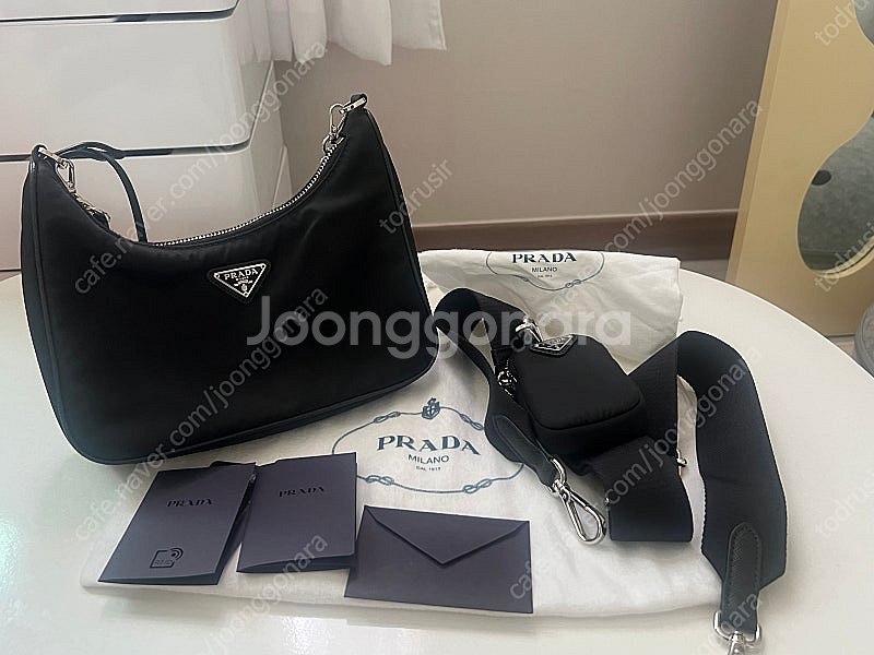 프라다 테수토 체인스트랩 호보백 2005 리에디션 숄더...--2
